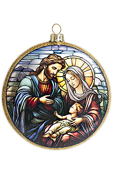 Медальон Святое семейство двусторонний GLT1226